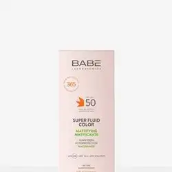 babe - super fluid color mattifying sunscreen 50ml