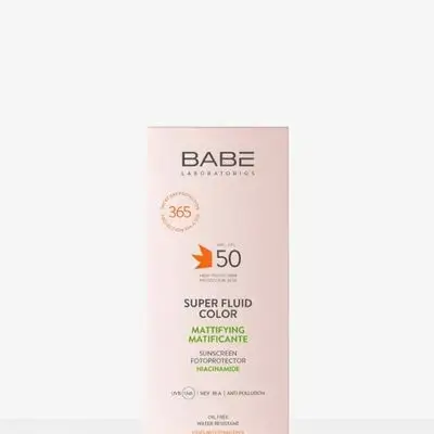 babe - super fluid color mattifying sunscreen 50ml