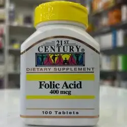 Folic acid 400 mcg tablet