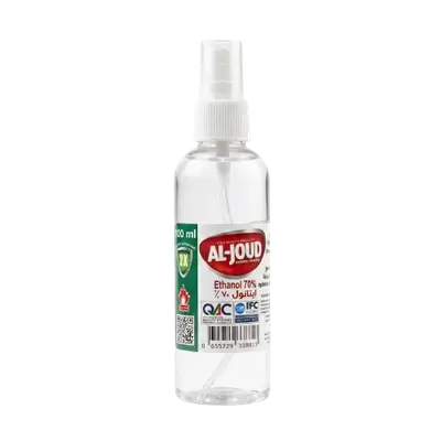 Ethanol 70% Antiseptic & General Disinfectant 100ml _ ALJOUD