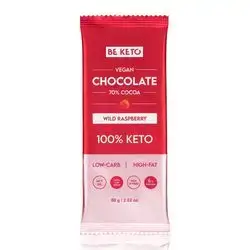 Vegan Keto Chocolate With Raspberries And Mct