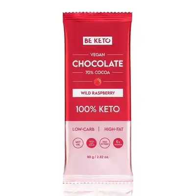 Vegan Keto Chocolate With Raspberries And Mct