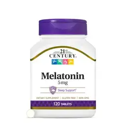 21st Century Melatonin (5 mg) tablets