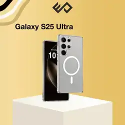 Transparent MagSafe Case for Galaxy S25 Ultra
