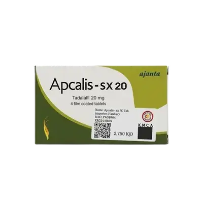 Apcalis-SX (Tadalafil 20mg) 4 Film Coated Tablets _ ajanta