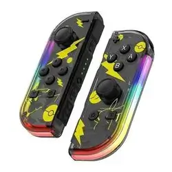 Game Controllers Joysticks Bluetooth 5.2 Joy Controller RGB LED Switch L/R Joypad for Nintendo Switch, Lite, OLED