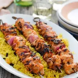 Shish Tawouq On Rice