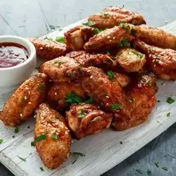 Marinated Wings With BBQ Sauce