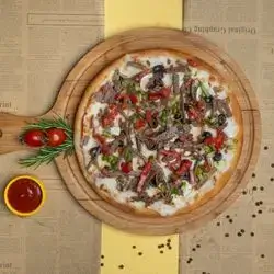 Beef Vegetable Pizza