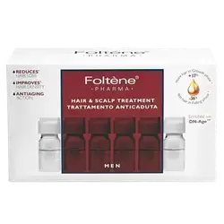 Hair & Scalp Treatment Enriched With DN-Age Men 12 Vials×6ml _ Foltene