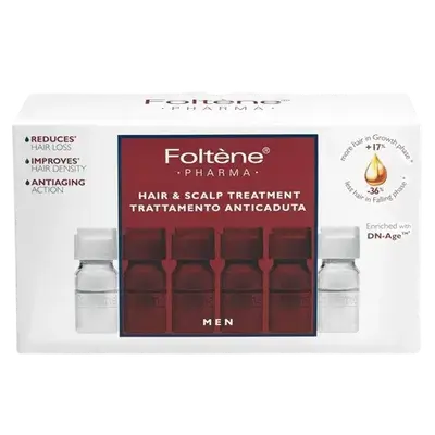 Hair & Scalp Treatment Enriched With DN-Age Men 12 Vials×6ml _ Foltene
