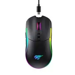 HAVIT GAMENOTE MS1020WB TRI-MODE GAMING MOUSE CONNECTION: (WIRED+WIRLESS 2.4GHz+BLUETOOTH 5.0+BLUETOOTH5.0)