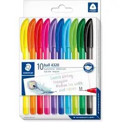STAEDTLER Pen Set 10Pcs 1.0 Mm 4320 MC10