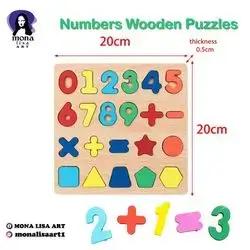Numbers Wooden Puzzles 