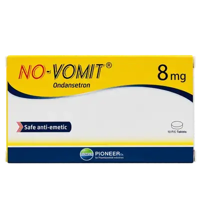 No-Vomit (Ondansetron 8mg) 10 Tablets _ PIONEER