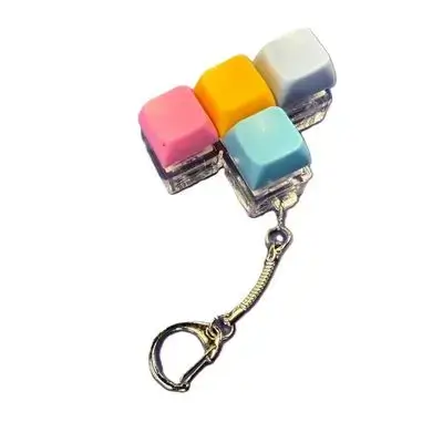 Keyboard Keycaps Rainbow 5-key toy