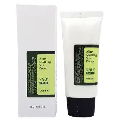 Cosrx Aloe Soothing Sun Cream SPF50 PA+++ - 50ml | كوزركس واقي شمس و مهدئ للبشرة Spf50 - 50 مل