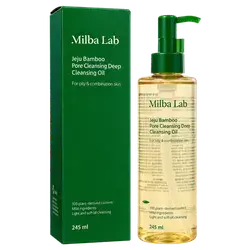 Jeju Bamboo Pore Clearing Deep Cleansing Oil for Oily & Combination 245ml _ Milba Lab