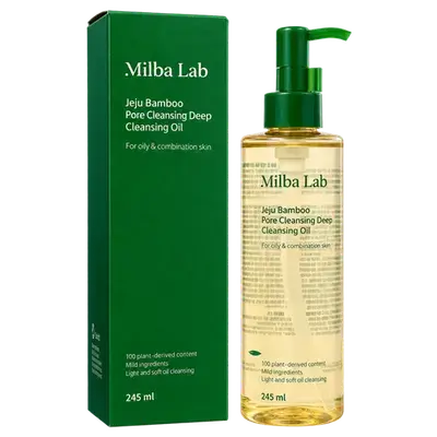 Jeju Bamboo Pore Clearing Deep Cleansing Oil for Oily & Combination 245ml _ Milba Lab