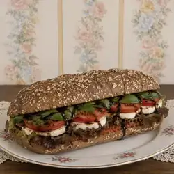 Red Pesto Halloumi Ciabatta