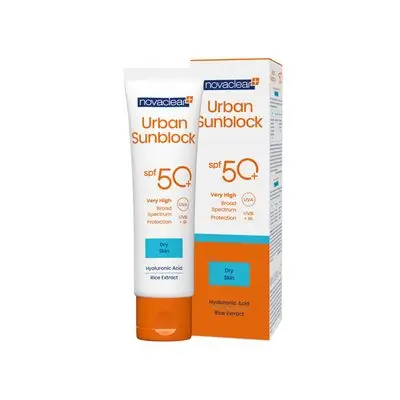 novaclear - urban sunblock spf50 for dry skin