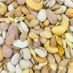 Mixed Nuts With Pumpkin Seeds And Red Seeds