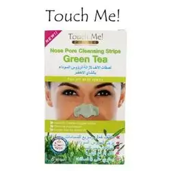 Touch m Nose Pore Cleansing Strips Green Tea لصقات الانف لأزالة الرؤوس السوداء بالشاي الاخضر