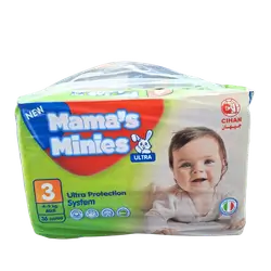 Mamas Mins Diapers No. 3 36 Count