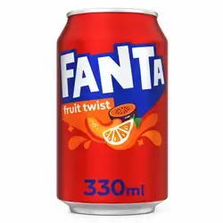 Fanta Fruit Twist Sparkling Mixed Fruit Drink UK 330ml