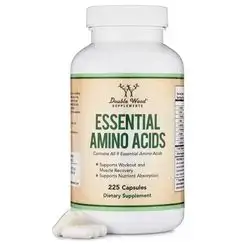 Essential Amino Acids - 1 Gram Per Serving -All 9 Essential Aminos (EAA)- 225 Capsules