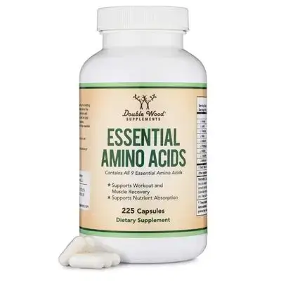 Essential Amino Acids - 1 Gram Per Serving -All 9 Essential Aminos (EAA)- 225 Capsules