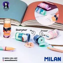Eraser & sharpener-MILAN