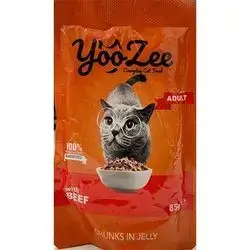 YooZee Adult Wet Cat Food – Beef in Jelly