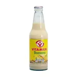 Vitamilk Banana Soy Milk Glass Bottle 300ml