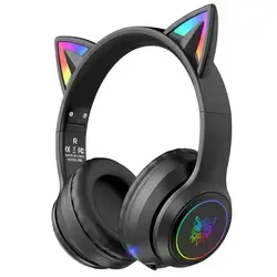 ONIKUMA B90 RGB Cat-Ear Wireless Headset (Bluetooth 5.3, Foldable)
