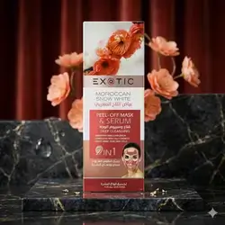 Moroccan Snow White, 2-in-1 Mask and Serum, Deep Cleansing