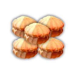 Orange cream pastries