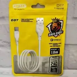 GERLAX Type-C USB TO USB Data Cable 1M D3T 2.4A