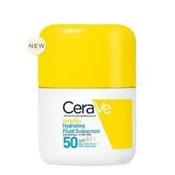 cerave invisible hydrating fluid sunscreen spf 50