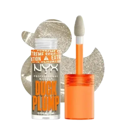 Duck Plump High Pigment Plumping Lip Gloss - 20 Quazy Silver 7ml _ NYX Professional Makeup