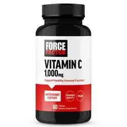 FORCE FACTOR Vitamin C 1000 mg - 60 Tablets - USA IMPORT
