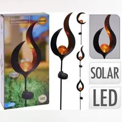Solar Flower Metal Wıth Ball