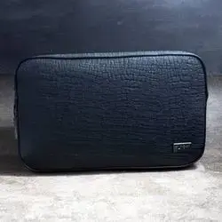 Smart finger print Bag Elegant /Black brand /material is PU leather
