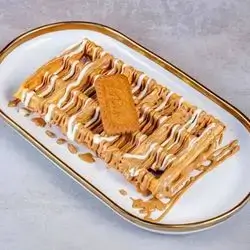Waffle with Lotus and White Chocolate