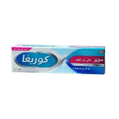 Corega Super Cream Denture Stabilizer, Taste-Free, 40g