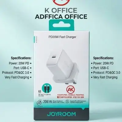 Joyroom Pd 20W Fast Charger With Cable Type-C To Lightning