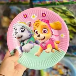 disposable paper plate