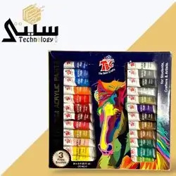 Acrylic Color set 24 color with 3 Brushes