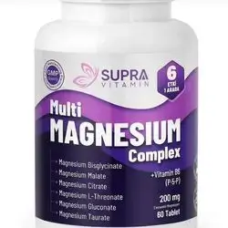 multi magnesium complex +b6 60 tablets