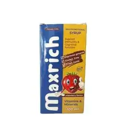 Maxrich Multifunctional Syrup Strawberry flavor 100ml
